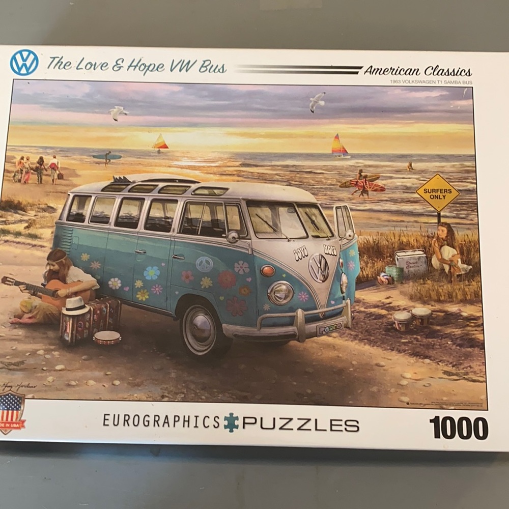 The Love & Hope VW Bus 1000pc Puzzle